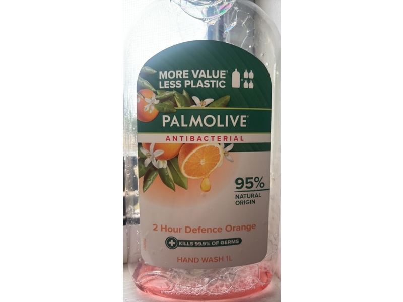 Palmolive Antibacterial Hand Wash, Defence Orange, 250 mL