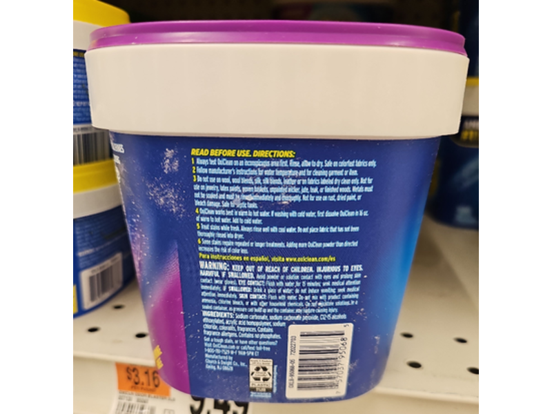 Oxi Clean versatile Odor & Stain Remover, Odor Blasters, 1.36 Kg