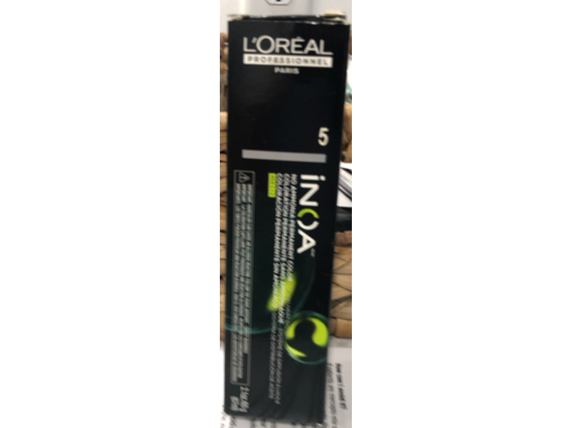Loreal Inoa Permanent Color, 5 Light Brown, 2.1 oz/60 g