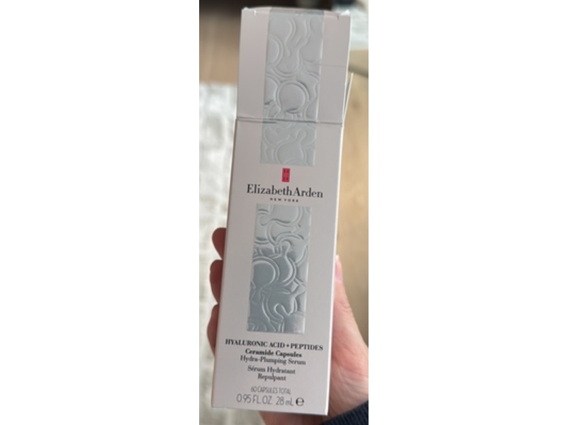 Elizabeth Arden Hyaluronic Acid + Peptides Ceramide Capsules Hydra-Plumping Serum, 0.95 fl oz/28 mL, 60 Count