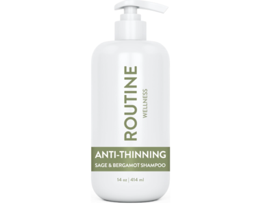 Routine Wellness Shampoo, Sage & Bergamot, 14 oz/414 mL