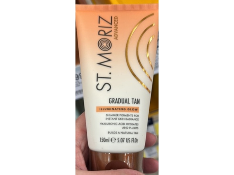 St. Moriz Advanced Illuminating Glow Gradual Tan Lotion, 5.07 fl oz/150 mL