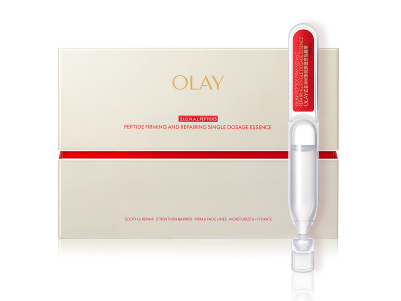 Olay Peptide Firming & Repairing Single Dosage Essence Serum, 1.2 mL