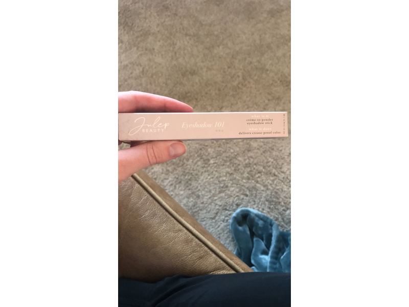 Julep Eyeshadow 101 Crème to Powder Waterproof Eyeshadow Stick, Silver Moonlight Metallic