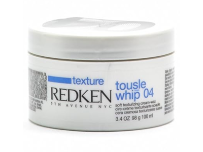 Redken Tousle Whip 04 Soft Texturizing Cream-Wax, 3.4 oz/100 mL