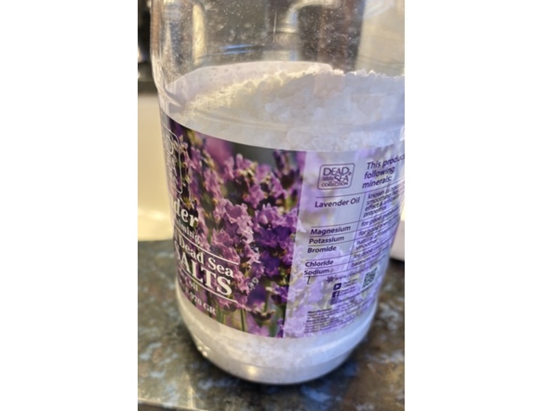 Dead Sea Collection Bath Salts, Lavender, 34.2 oz/970 g