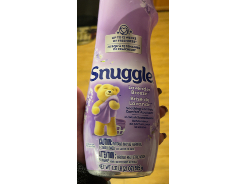 Snuggle Soothing Comfort In-Wash Scent Booster, Lavender Breeze, 21 oz/595 g