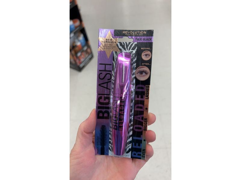 Makeup Revolution Big Lash Reloaded Volume Mascara - True Black - USA - 0.54 fl oz