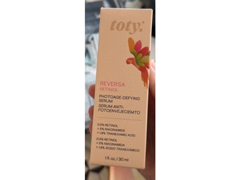 toty. Reversa Retinol Photoage-Defying Serum, 1 fl oz/30 mL