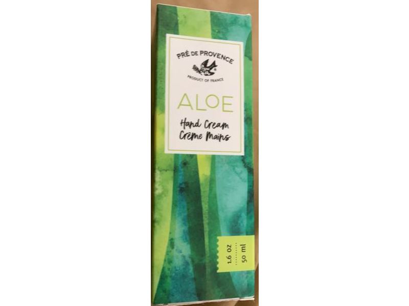 Pre de Provence Aloe Collection Hydrating Hand Cream, Fresh Cucumber Scent, 1.6 oz/50 mL
