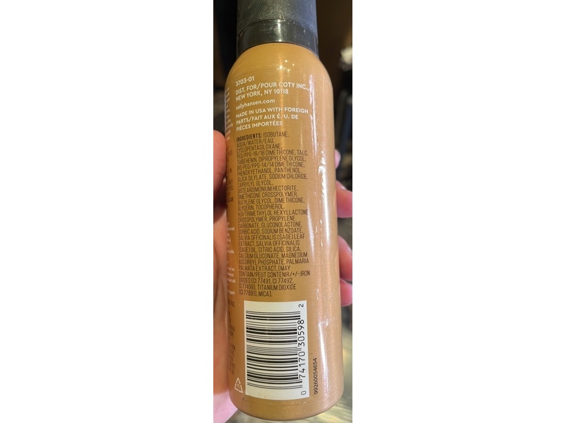 Sally Hansen Air Brush Legs Makeup Spray, Light Glow, 4.4 oz/124.7 g