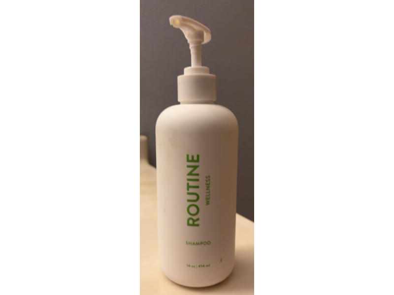Routine Wellness Shampoo, Cucumber, 14 oz/414 mL