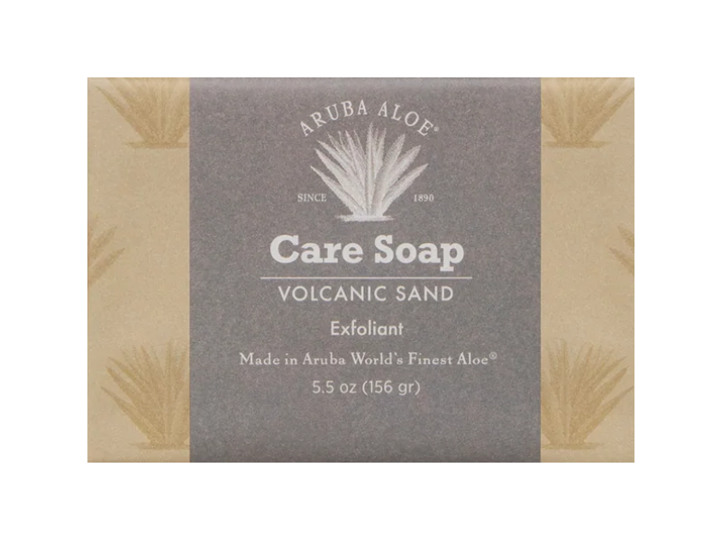 Aruba Aloe Exfoliant Care Soap, Volcanic Sand, 5.5 oz/156 g