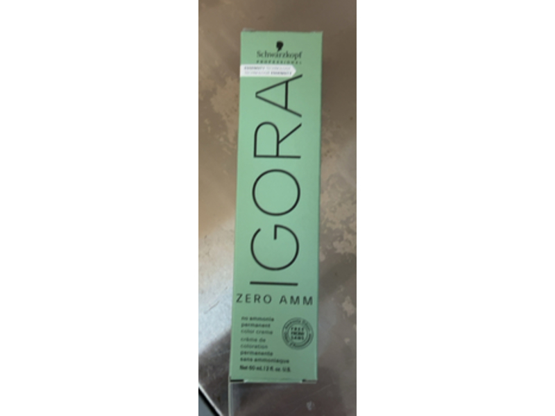 Schwarzkopf Igora Zero Amm Permanent Color Creme, 7-00 Medium Blonde Natural Extra, 2 fl oz/60 mL