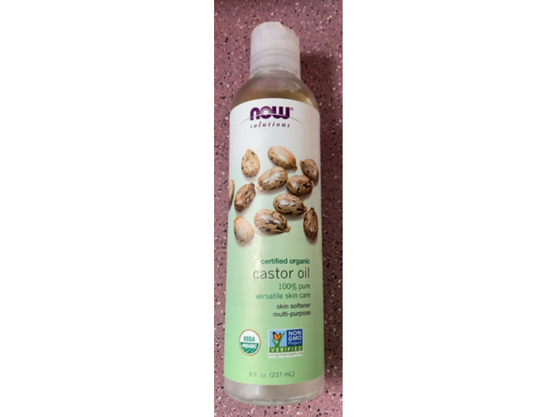 Now Castor Oil, 8 fl oz,237 mL