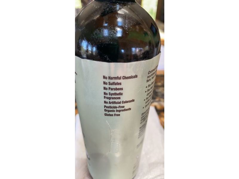 Pura d'or Professional Organic Fractionated Coconut Oil (MCT), 16 fl oz/473 mL