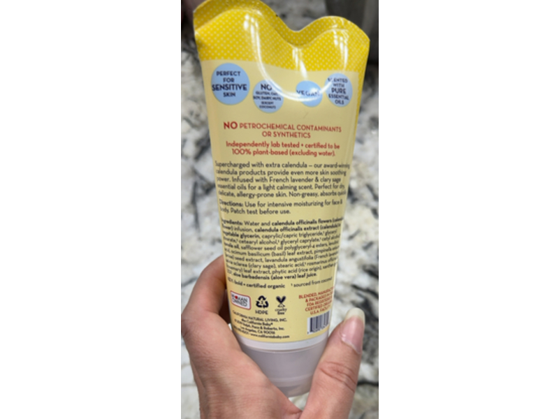 California Baby Calendula Cream, 6 oz/170 g
