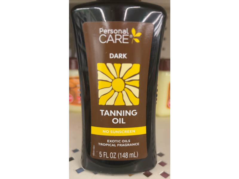 Personal Care Tanning Oil, Dark, 5 fl oz/148 mL