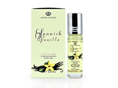 Crown Perfume Al-Rehab Concentrated Perfume, Spanish Vanilla, 0.2 fl oz/6 mL
