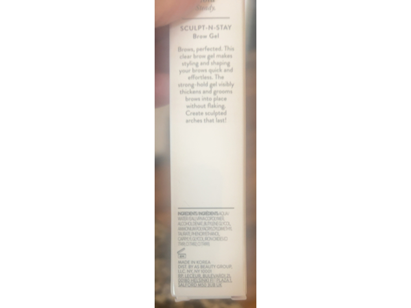 Laura Geller Sculpt-n-Stay Brow Gel, Clear, 0.142 fl oz/4.2 mL