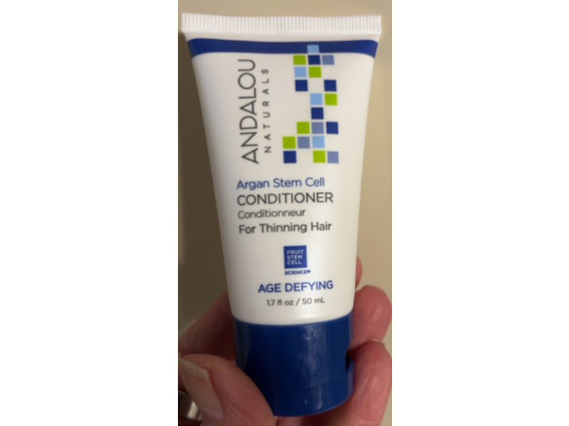 Andalou Naturals Argan Stem Cell Age Defying Conditioner, Fruit Stem Cell, 1.7 fl oz/50mL