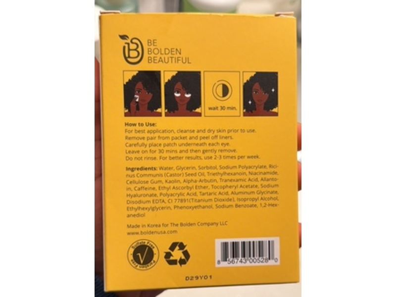 Bolden Awake Under Eye Patch , 10 Pairs