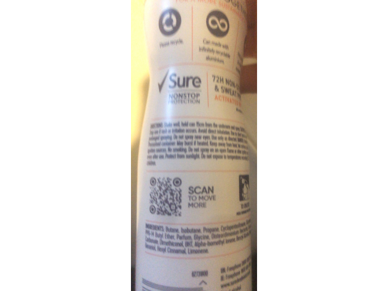 Sure Uplifting & Fresh Antiperspirant Spray, 150 mL