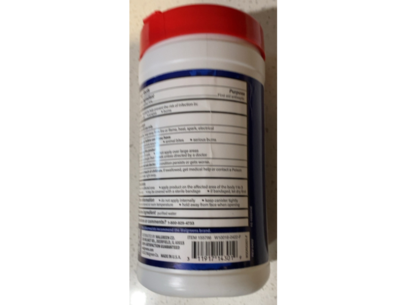 Walgreens 70% Isopropyl Alcohol Wipes, 40Count