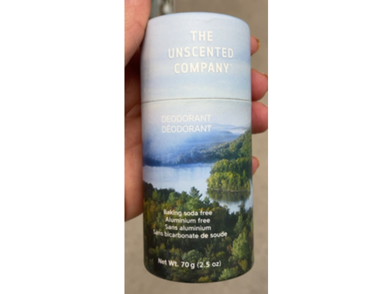 The Unscented Company Deodorant, 2.5 oz/70 g