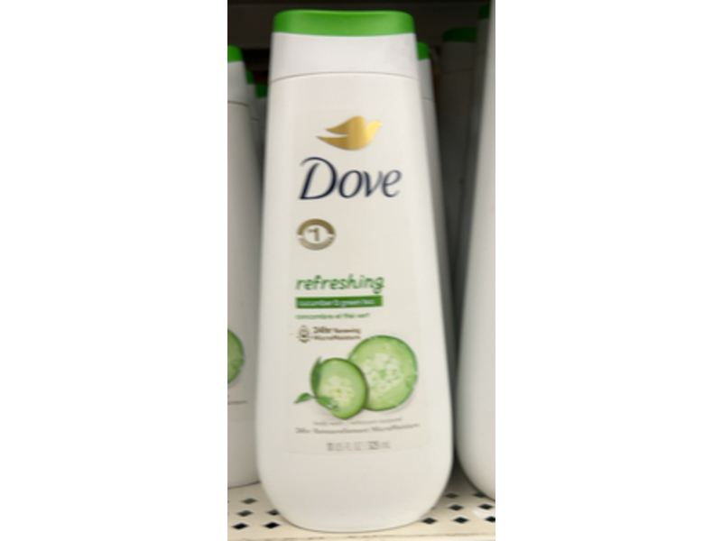 Dove Refreshing Body Wash, Cucumber & Green Tea, 11 fl oz/325 mL