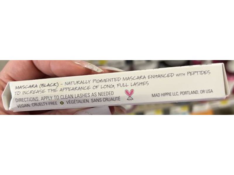 Mad Hippie Mascara With Peptides, Black, 0.25 oz/7.2 g