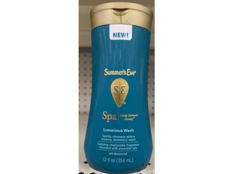 Summer's Eve Spa Daily Intimate Luxurious Wash, Chamomile, 12 fl oz/354 mL
