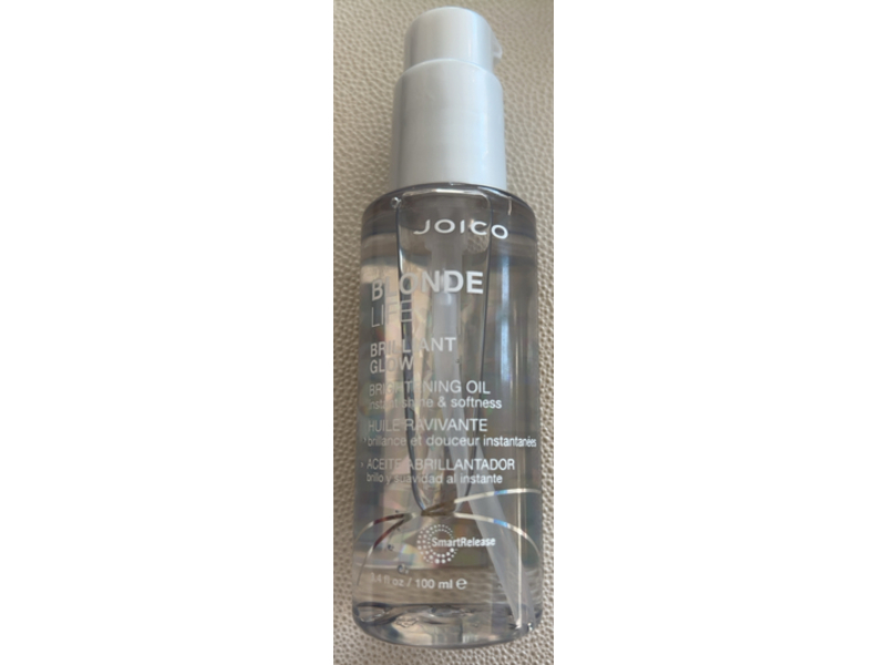 Joico Blonde Life Brilliant Glow Brightening Oil, 3.4 fl oz/100 mL