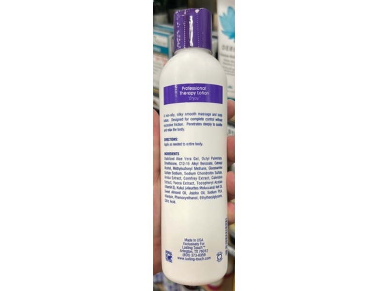 Lasting Touch Deep Tissue Therapy Massage Lotion, Unscented, 8 fl oz/236 mL