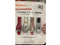 Sally Hansen Nail Colors & Top Coat Set, Asap Apple, White On Time, Buff & Tumble, Clearly Quick, 0.31 fl oz/9.17 mL - Image 2