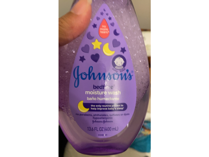 Johnson's Bedtime Baby Moisture Wash, 13.6 fl oz/400 mL