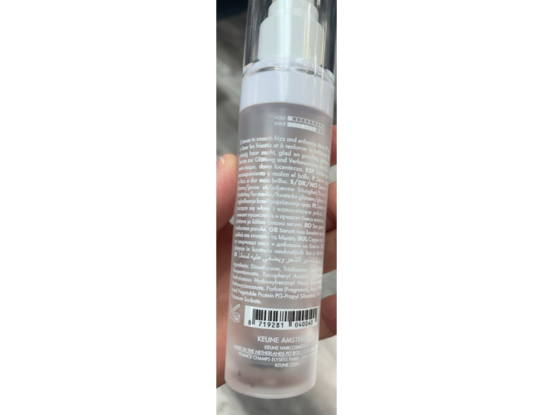 Keune Style Smooth Defrizz Serum, 1.0 fl oz/30 mL