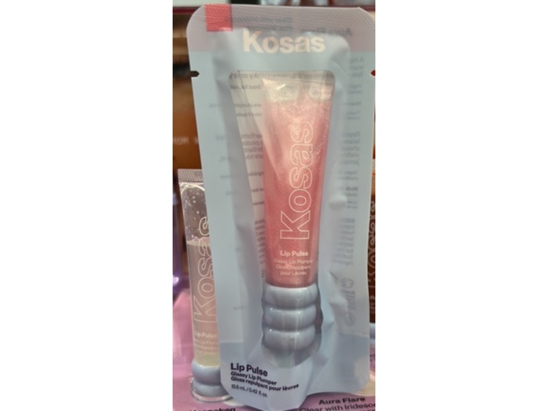 Kosas Lip Pulse Lip Plumper Gloss, Aura Flare, 0.42 fl oz/12.5 mL