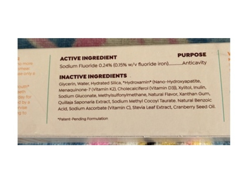SuperMouth Fluoride Toothpaste, Super Vanilla, 3.4 oz/96 g