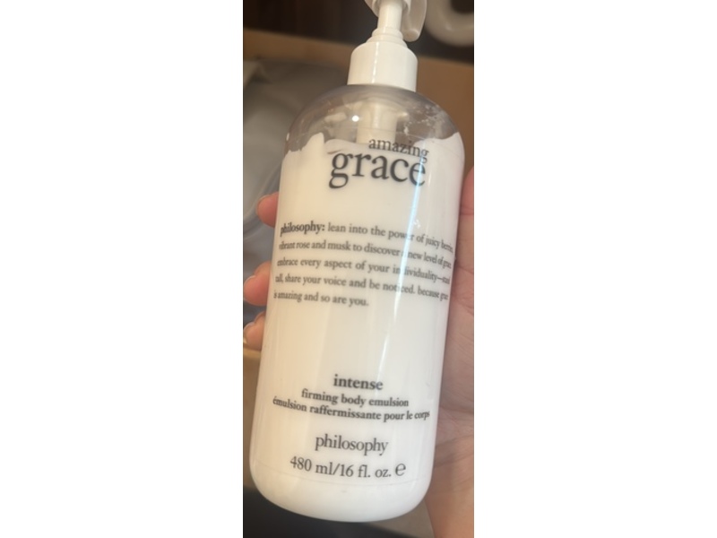 Philosophy Amazing Grace Firming Body Emulsion, Intense, 16 fl oz/480 mL