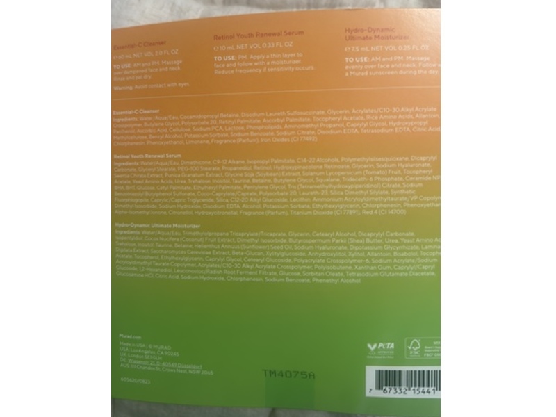 Murad The Science of Healthy Skin Top 3 Derm-Recommended Actives Kit