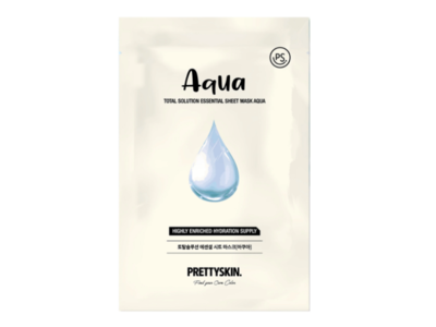 Pretty Skin Aqua Total Solution Essential Sheet Mask, 0.81 oz/23 g