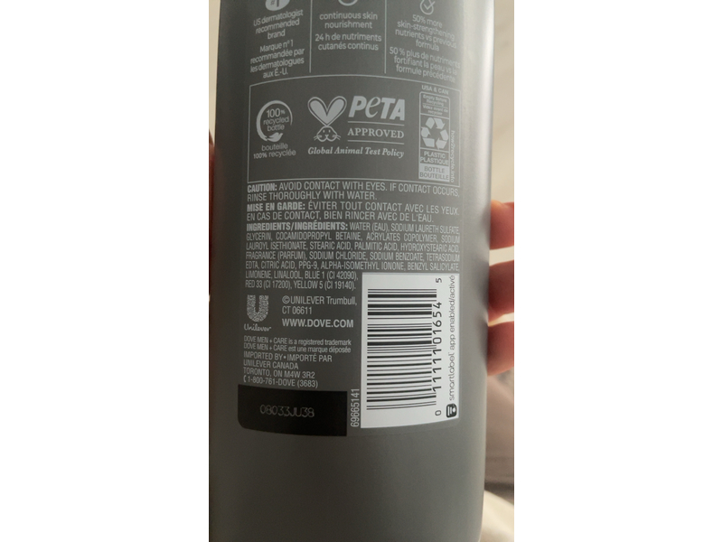 Dove Men +Care Body & Face Wash, Clean Comfort, 13.5 fl oz/400 mL