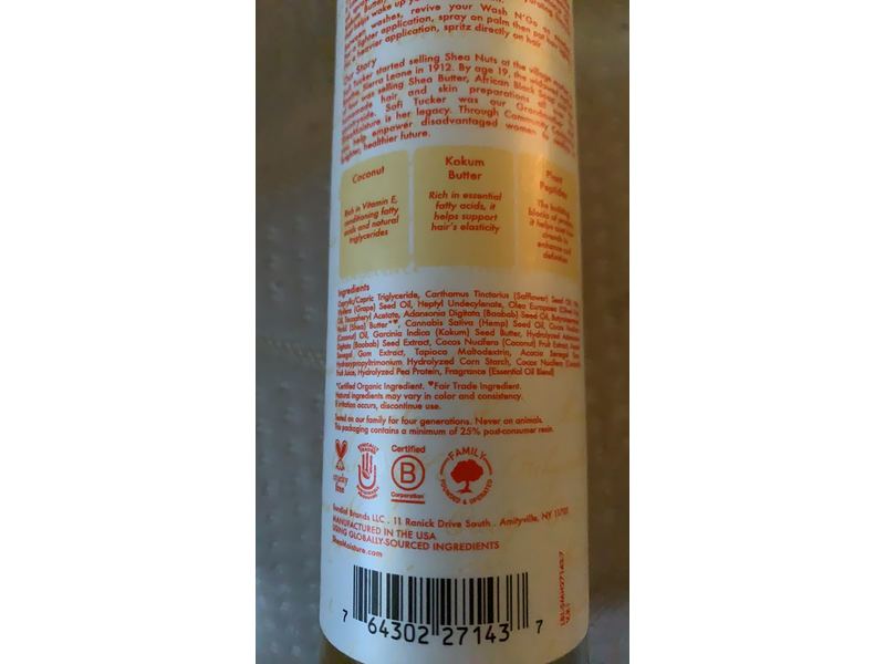 SheaMoisture Make It Last Wash N' Go Curl Revival Oil, Coconut Custard, 8 fl oz/237 mL