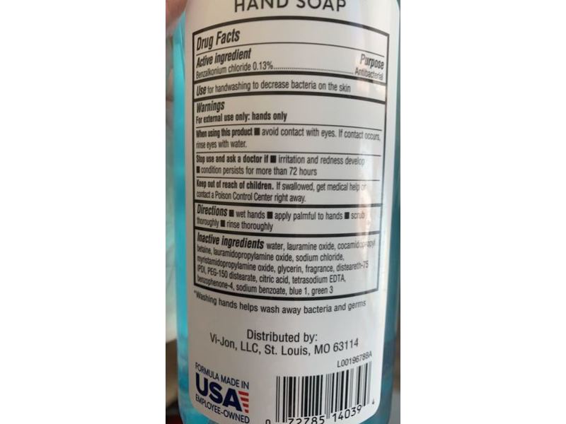 Germ-X Antibacterial Hand Soap, Waterfall Scent, 16 fl oz/473 mL