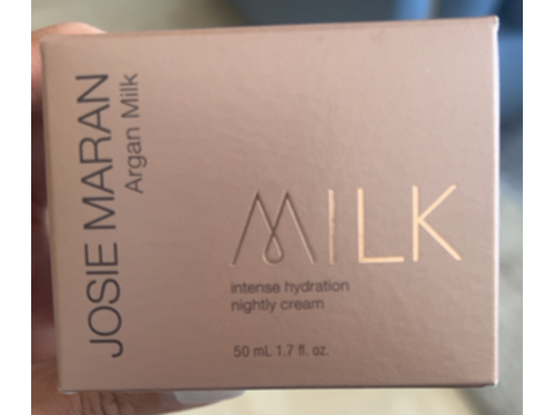 Josie Maran Intense Hydration Night Cream, Argan Milk, 1.7 fl oz/50 mL