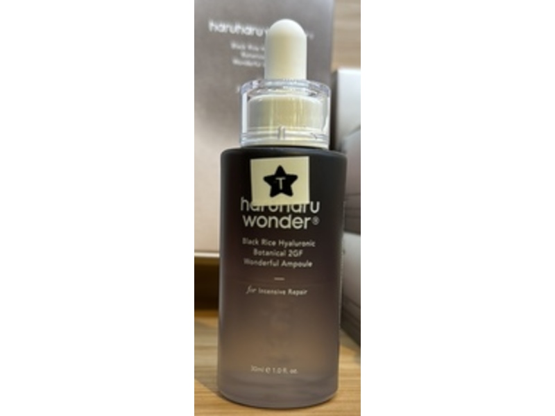 Haruharu Wonder Ampoule, Black Rice Hyaluronic Botanical 2GF, 1.0 fl oz/30 mL