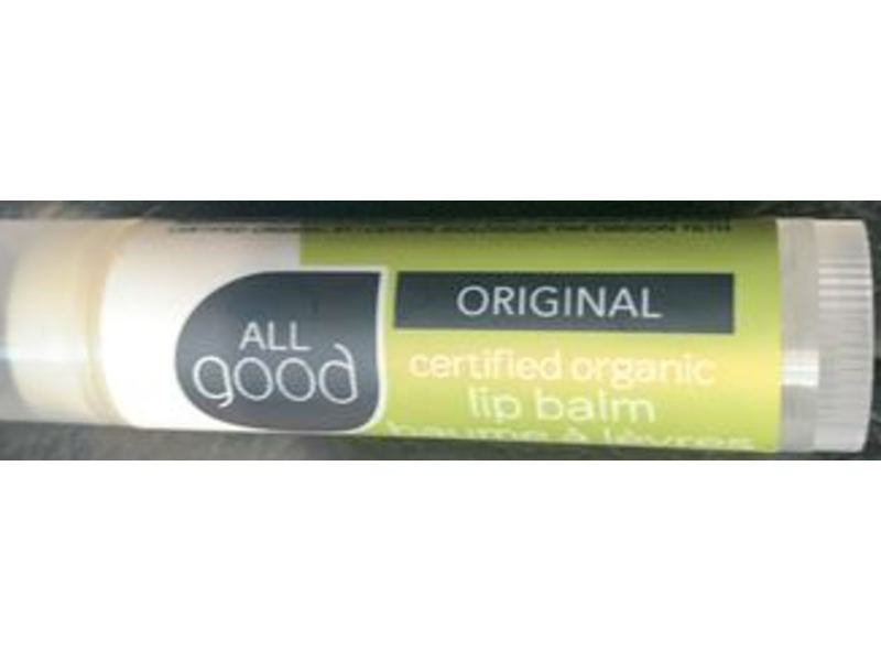 All Good Organic Lips Balm, Original, 4.25 g