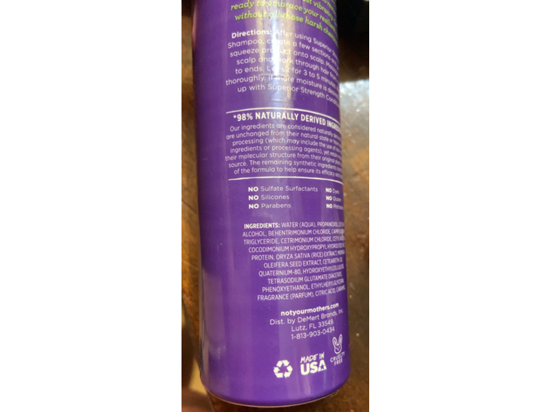 Not Your Mother's Superior Strength Protein Rinse, 8 fl oz/237 mL