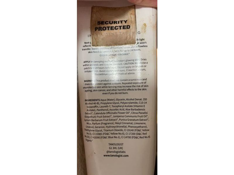 Tanologist Insta Glow Instant Tan + Illuminator Wash Off Body Bronzer, 5.07 fl oz/150 mL